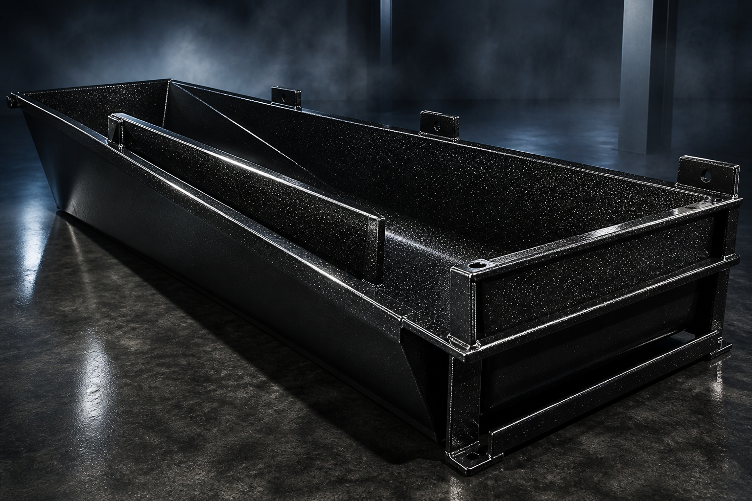 Nested sparkle-black catch pans